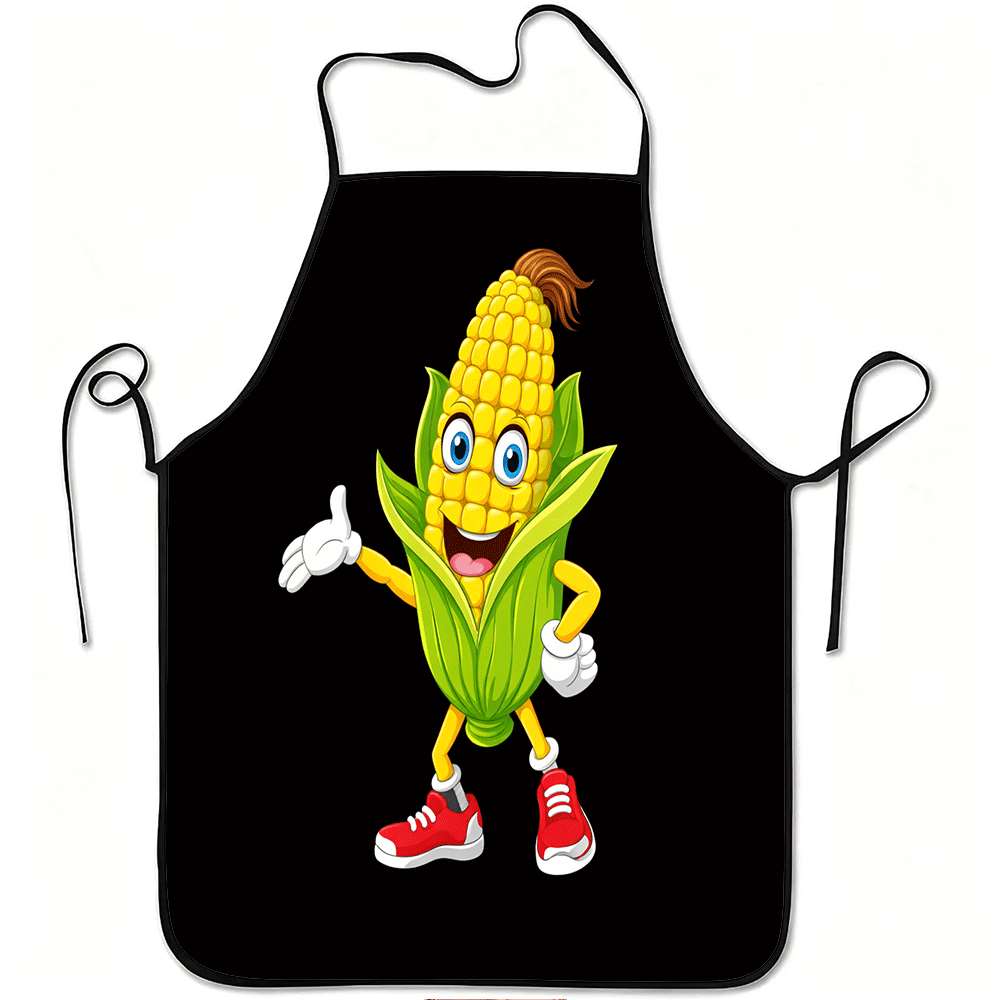 Home Cooking Ideas - 1 stuk schort met landelijke thema's,