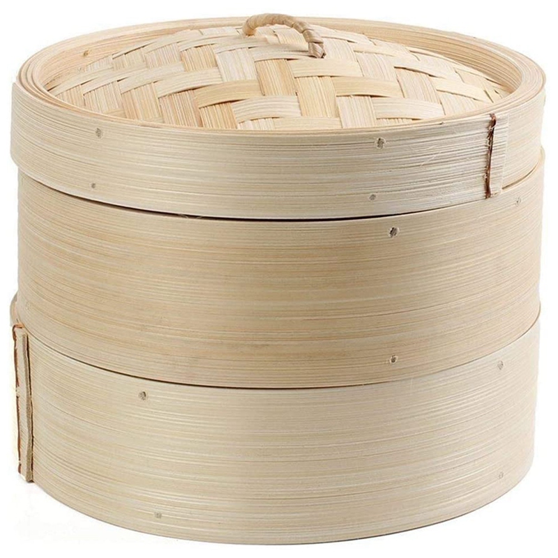 Steamer Bamboo Set - Bamboe stoomboot 2-laags 8 inch Dim