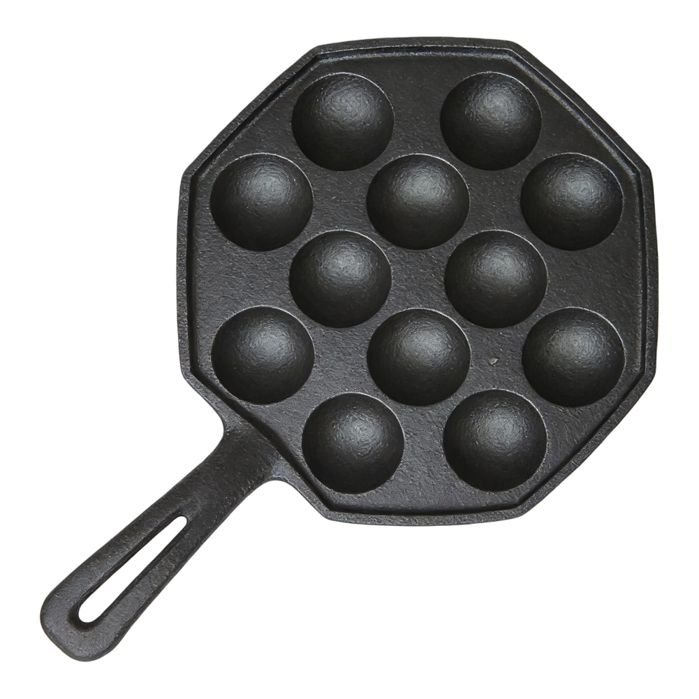 Takoyaki Pan Cast - Gietijzeren Takoyaki Maker met 12 gaten