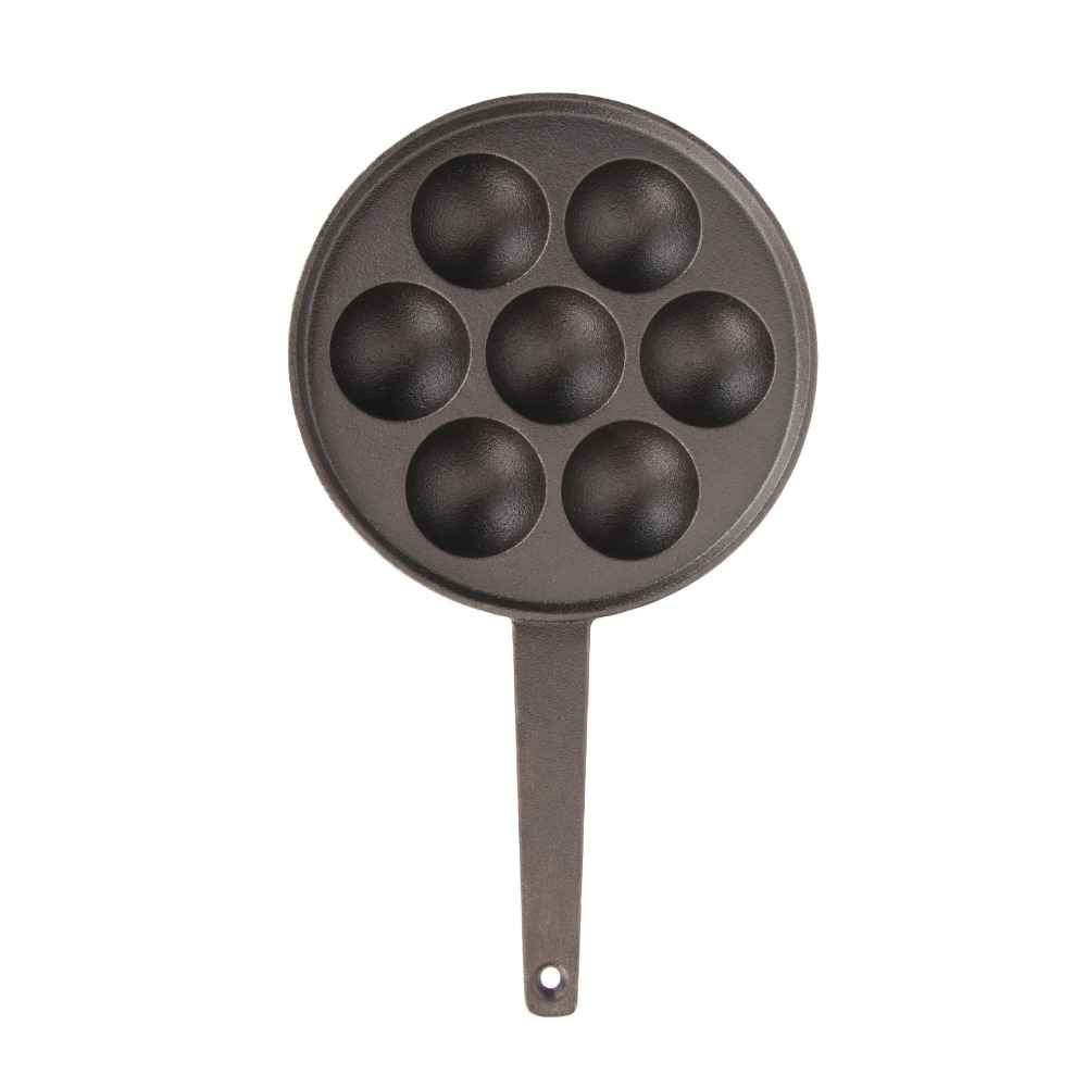Takoyaki Pan Cast - Gietijzeren Takoyaki Pan 2,17 inch diameter