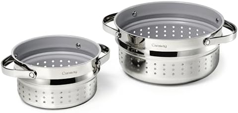 Steamer Bamboo Set - Ca Kleine & Grote Stoomkokerset –