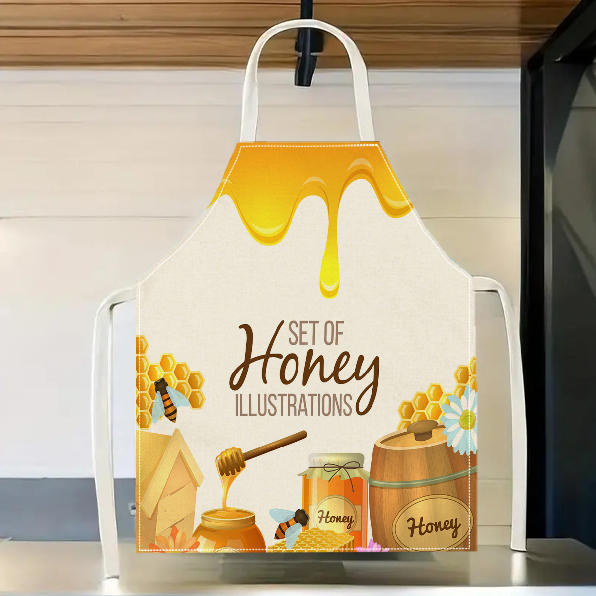 Home Cooking Ideas - 1 stuk honingbijenschort, zoet keukencadeau, koken,