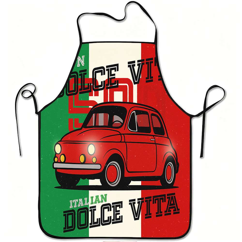 Home Cooking Ideas - 1 stuk leuke schort met Italiaans