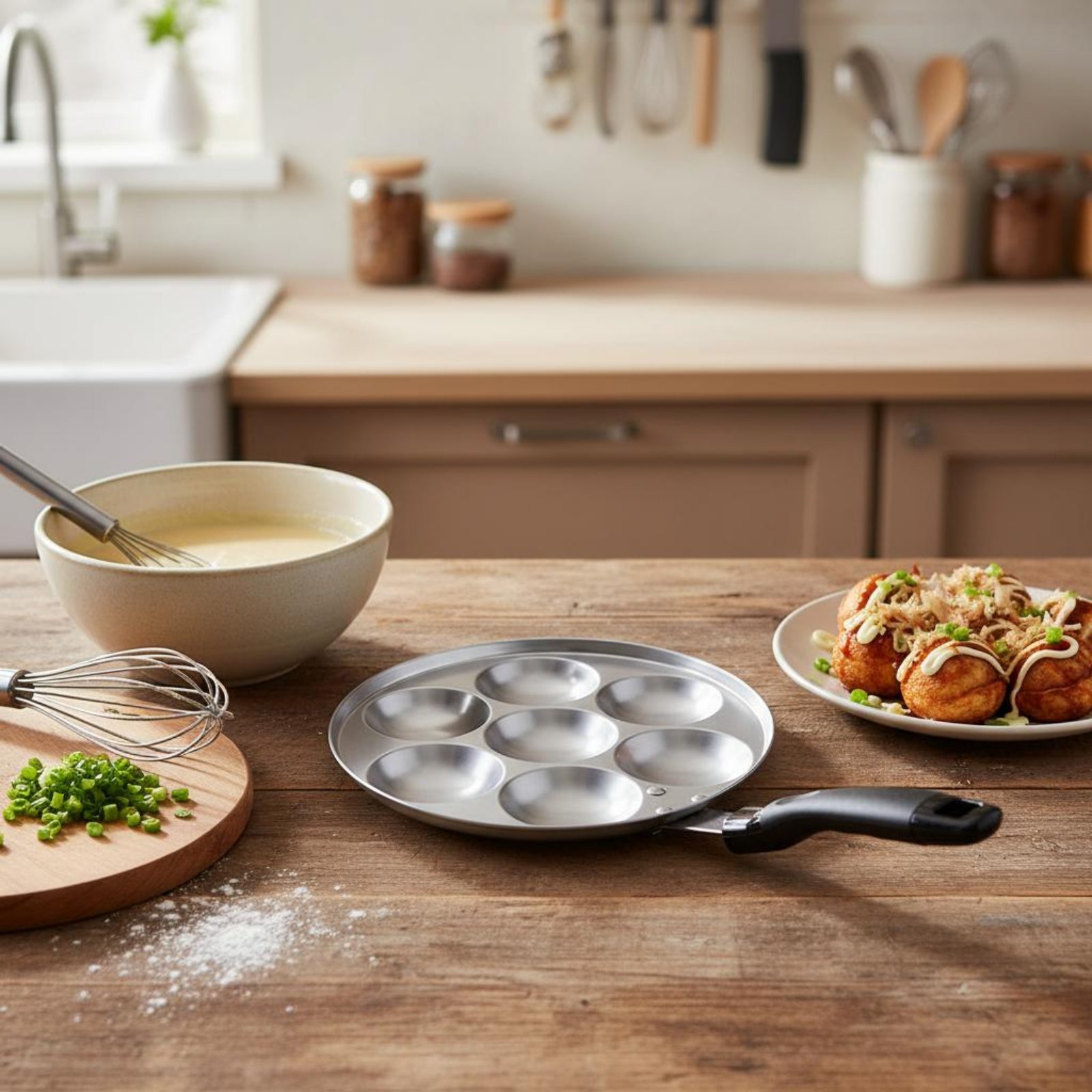 Takoyaki Pan Cast - Takoyaki-pan Gemakkelijk schoon te maken Japans