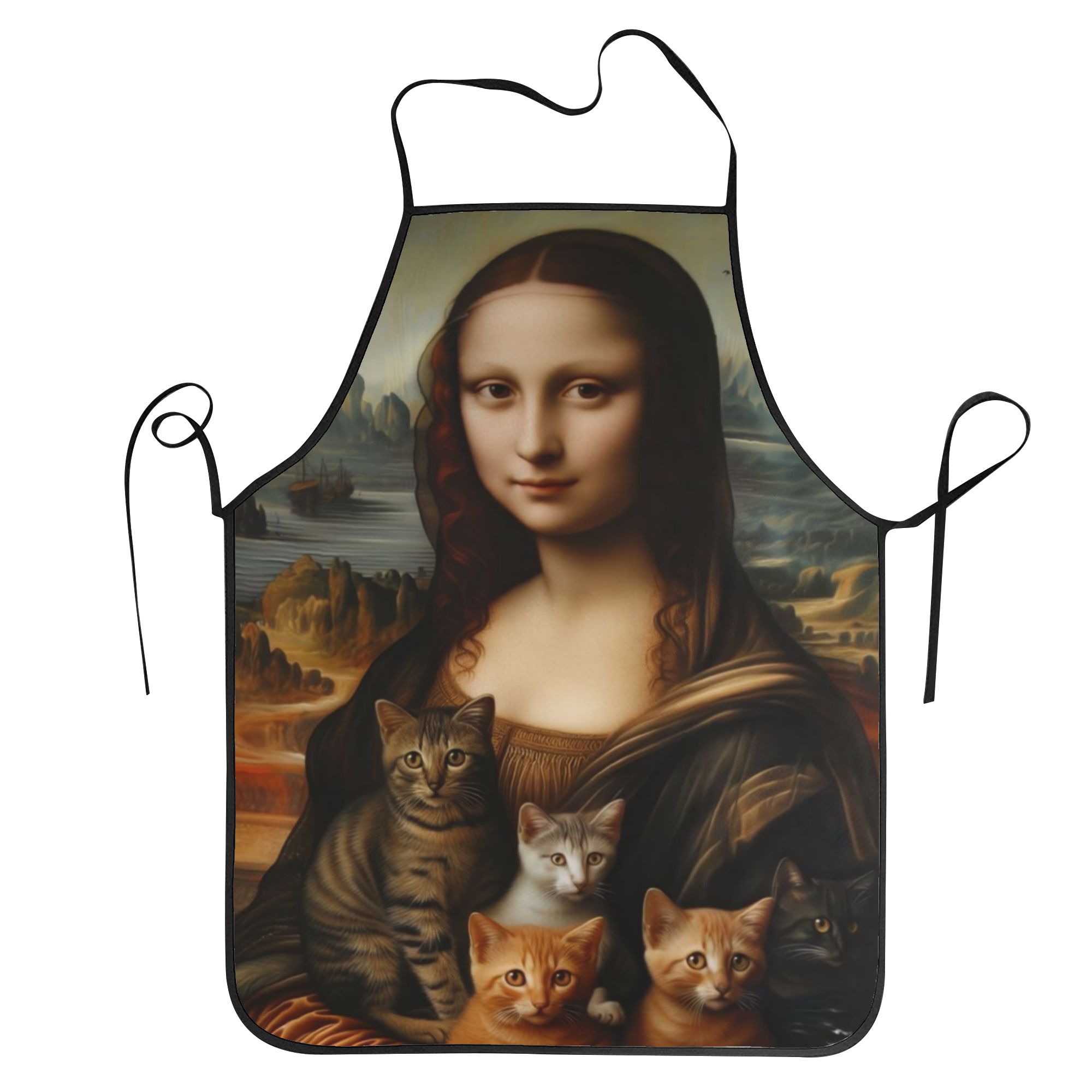 Home Cooking For Cats - Cat Lover Mona Lisa Schort Koken