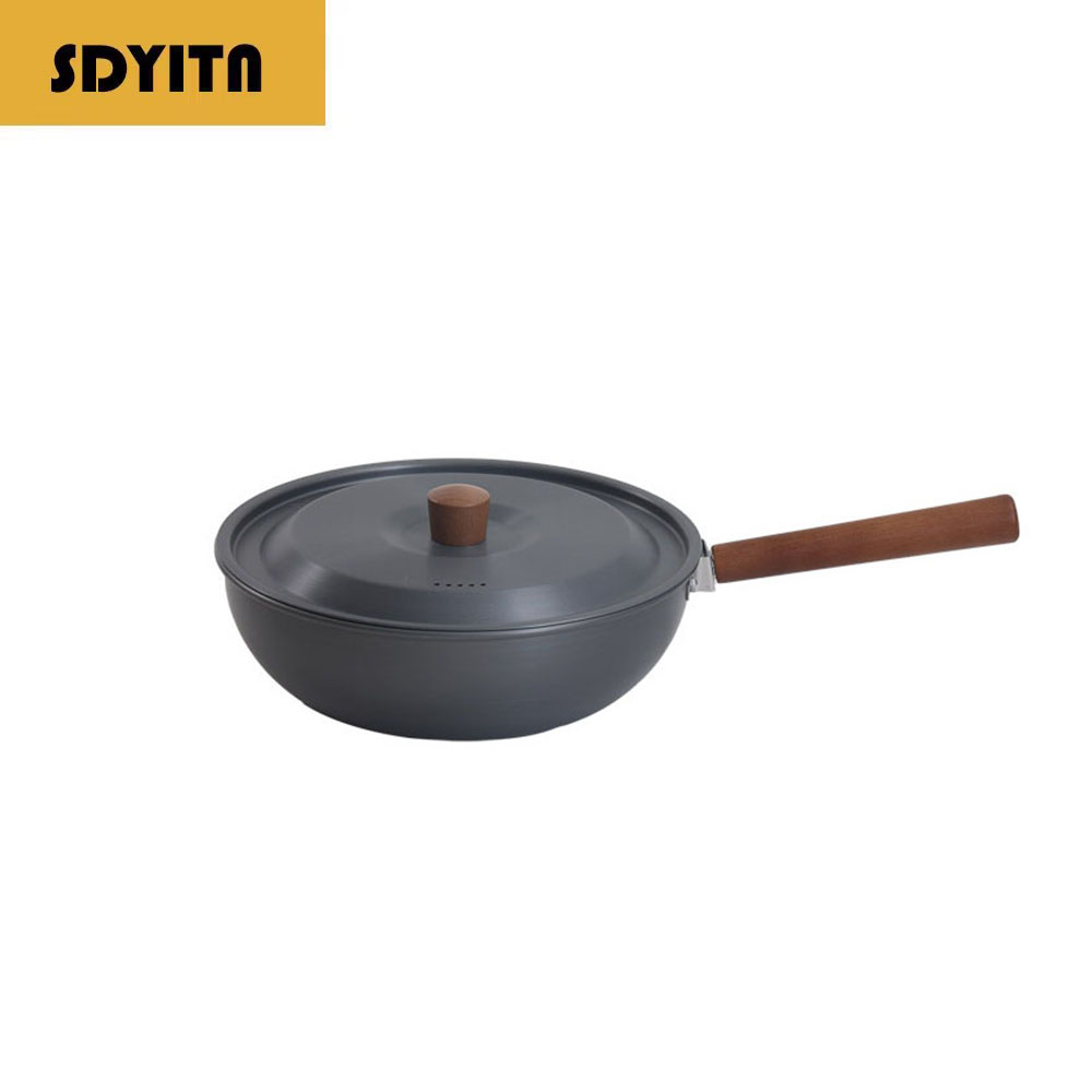 Home Cooking In Chinese - Wok van aluminiumlegering voor buitengebruik met