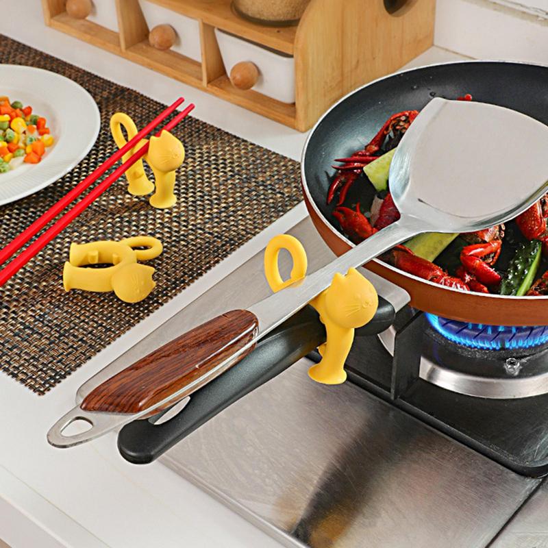 Home Cooking For Cats - Lepelsteun Kat Vorm Lepel Koken Houder