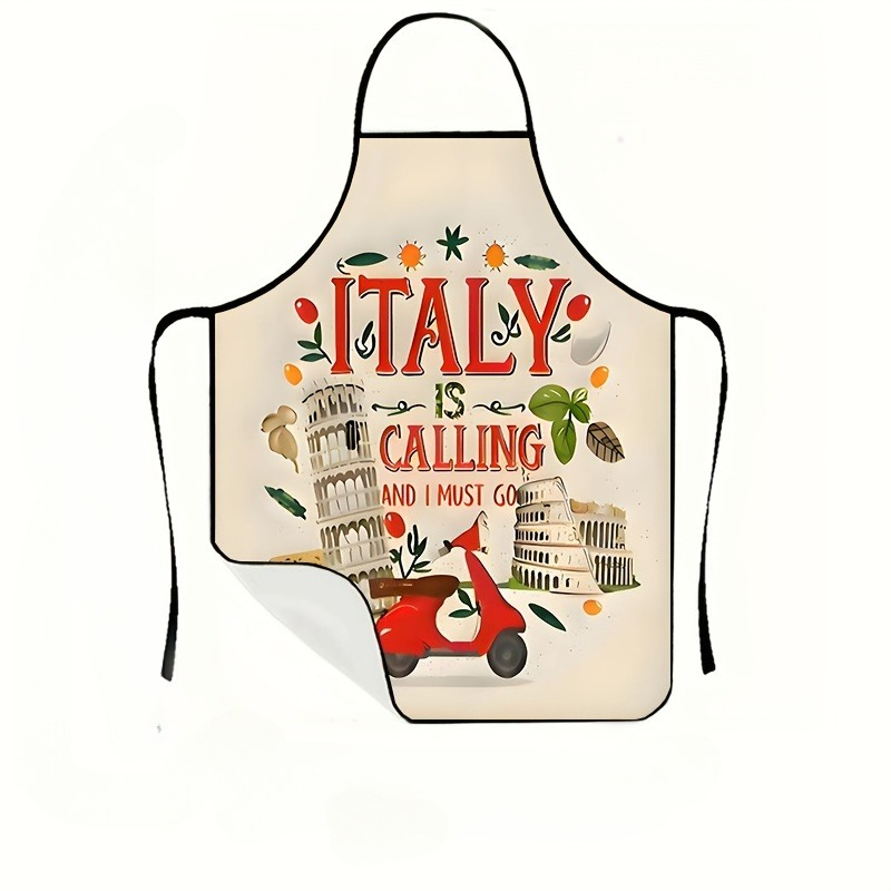 Home Cooking In Italian - 1-delig schort met Italiaans thema, Italië