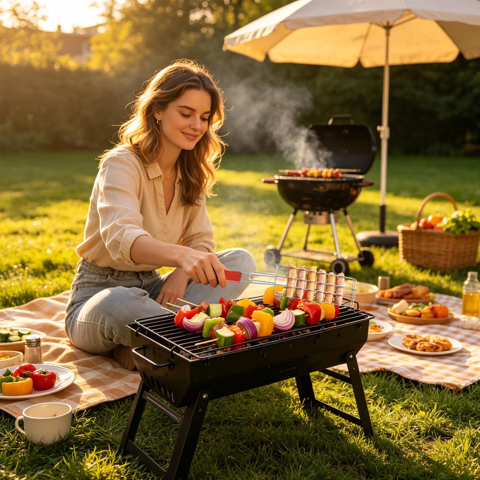 Hittebestendige BBQ-mand met h - Home Cooking Business recensie en prijs