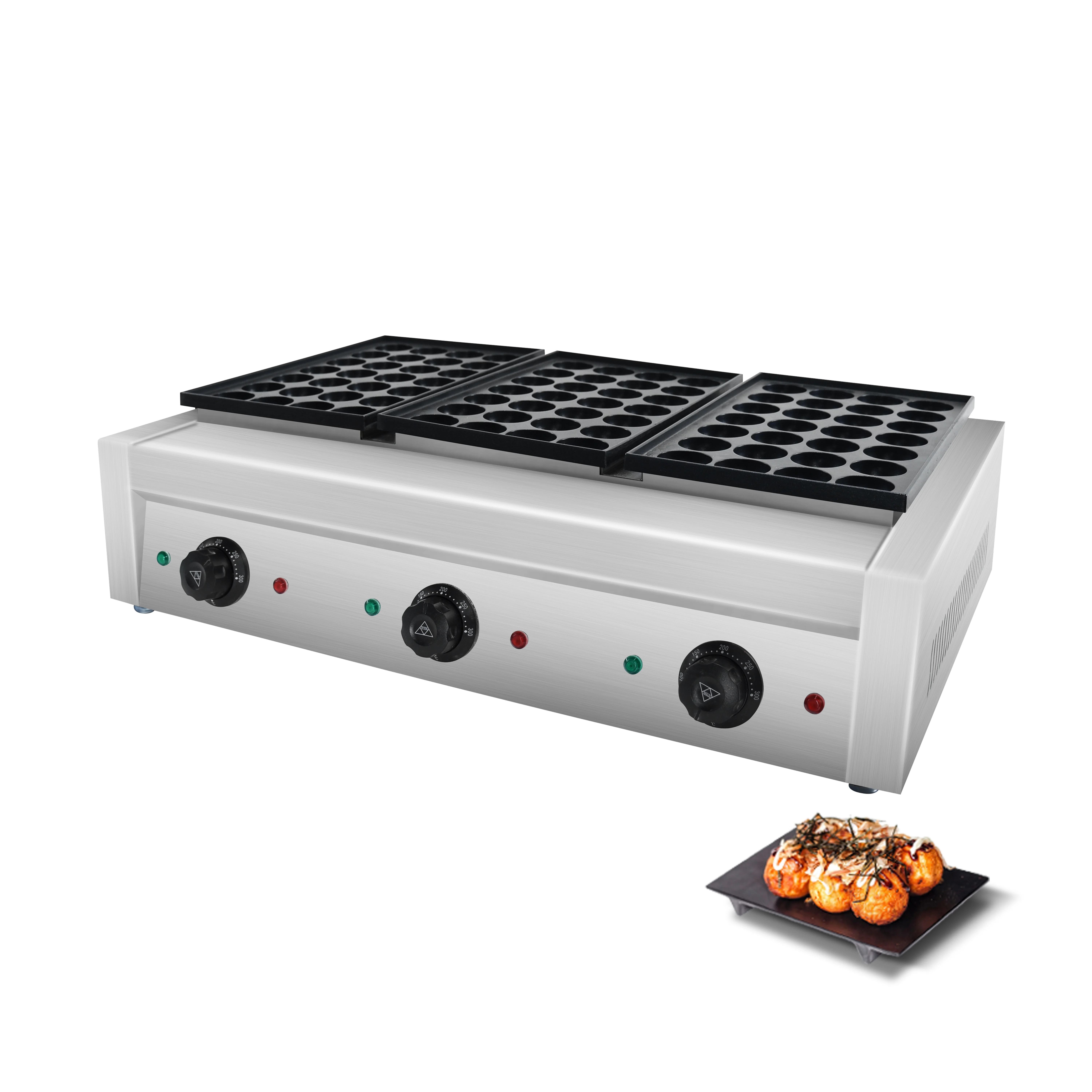 # Straat Snack Voedsel Vis Pel - Takoyaki Pan Cast recensie en prijs