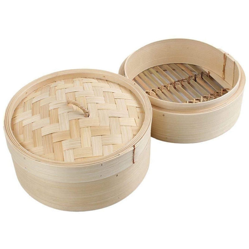 Bamboe stoomboot 2-laags 8 inc - Steamer Bamboo Set recensie en prijs