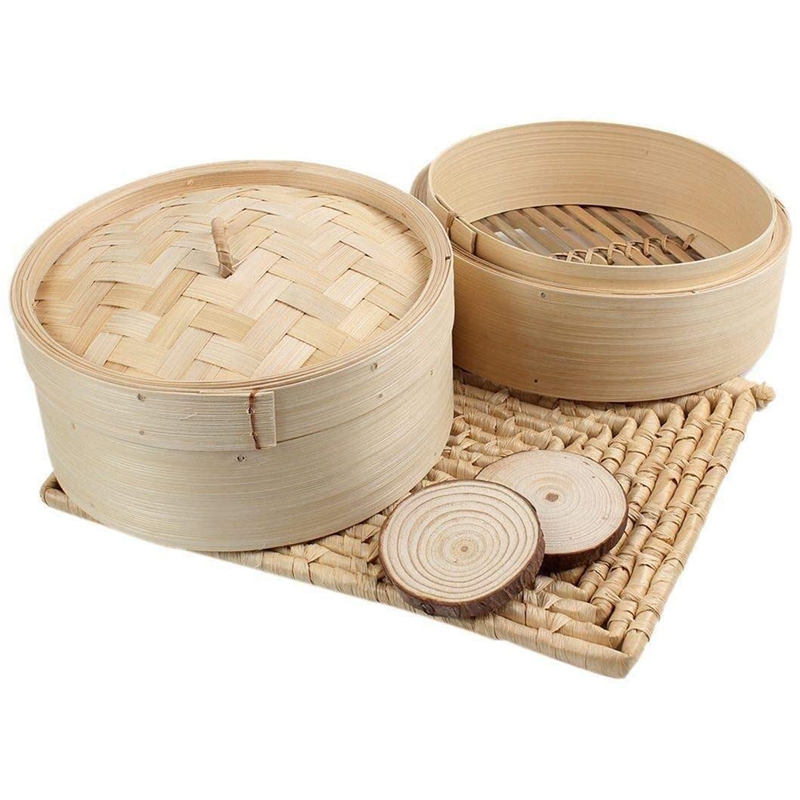 Bamboe stoomboot 2-laags 8 inc - Steamer Bamboo Set recensie en prijs