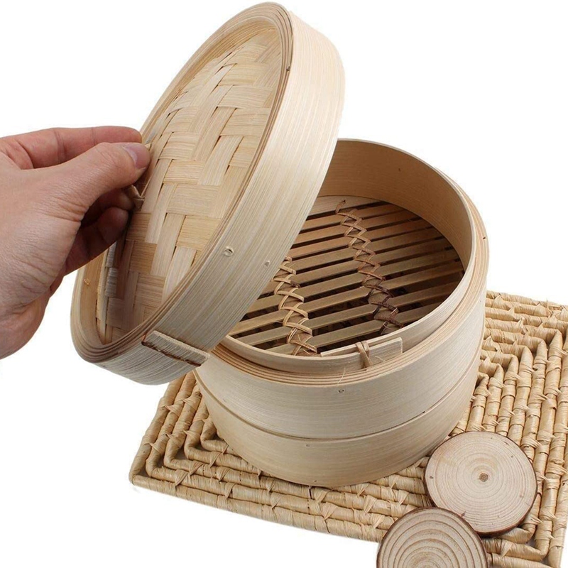 Bamboe stoomboot 2-laags 8 inc - Steamer Bamboo Set recensie en prijs