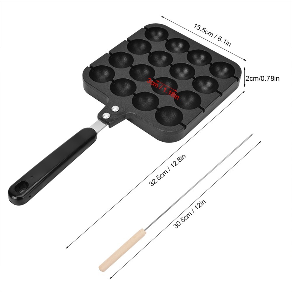 Gietijzeren Takoyaki Grillpan  - Takoyaki Pan Cast recensie en prijs
