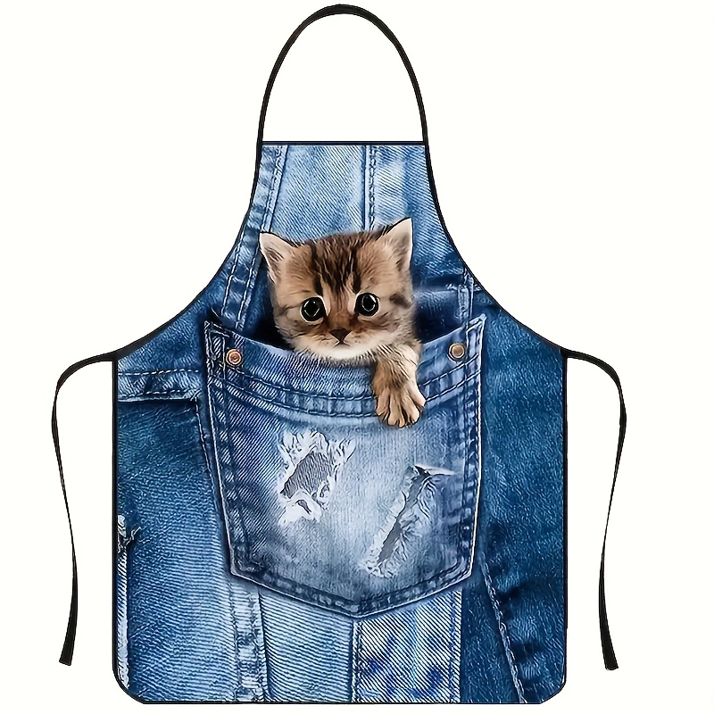 1pc schattig denim blauw zak k - Home Cooking For Cats recensie en prijs