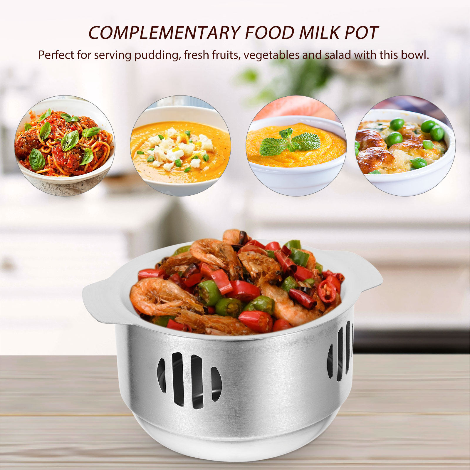1Set Voedselverwarmingspot met - Home Cooking Fast Foods recensie en prijs
