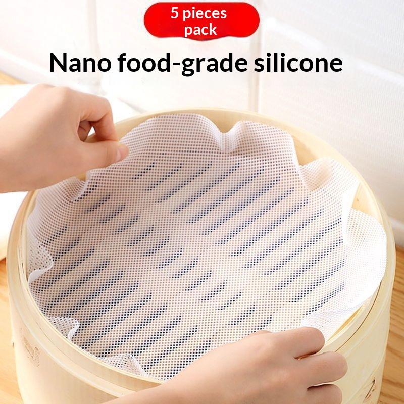 5 stks/set Herbruikbare silico - Steamer Bamboo Set recensie en prijs
