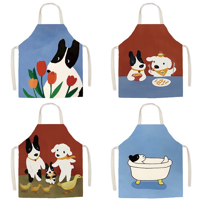 Leuke cartoon kat hond bedrukt - Home Cooking For Cats recensie en prijs