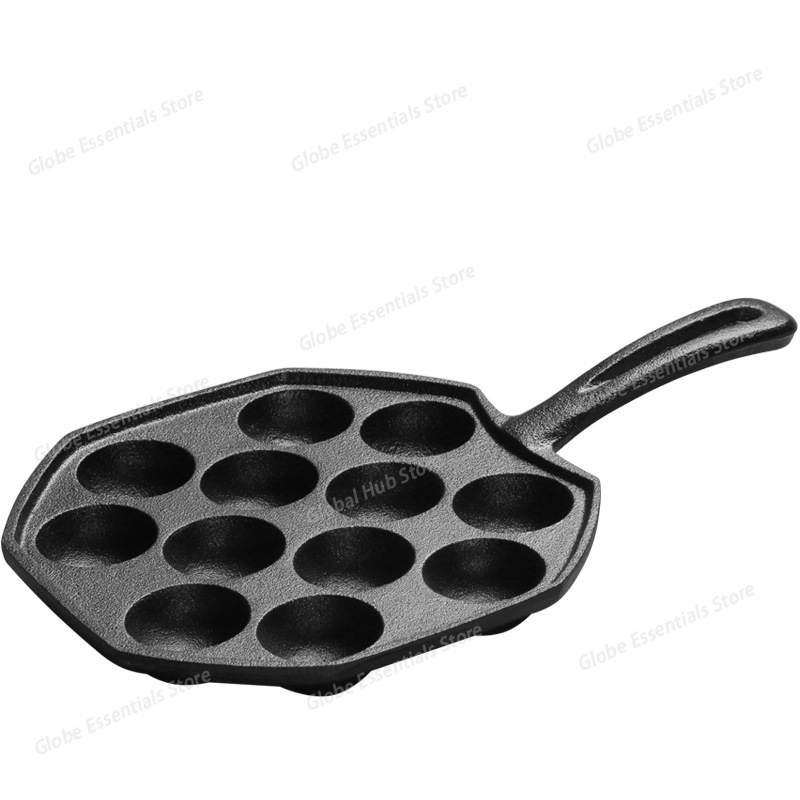 12-gaats Takoyaki-pan Houten h - Takoyaki Pan Cast recensie en prijs