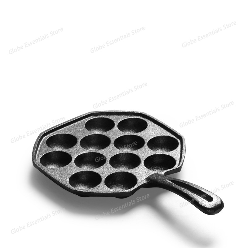 12-gaats Takoyaki-pan Houten h - Takoyaki Pan Cast recensie en prijs