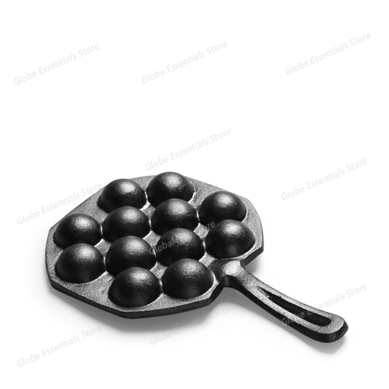 12-gaats Takoyaki-pan Houten h - Takoyaki Pan Cast recensie en prijs