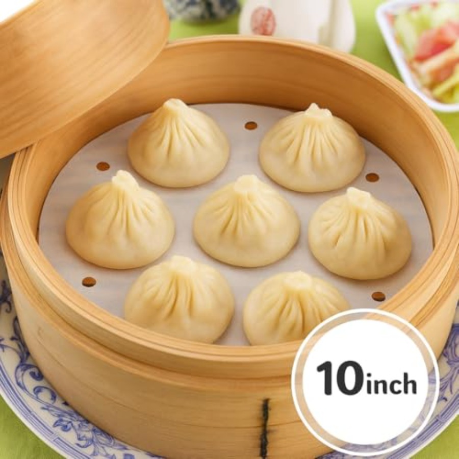 Ovenpapier voor Airfryer, set  - Steamer Bamboo Set recensie en prijs