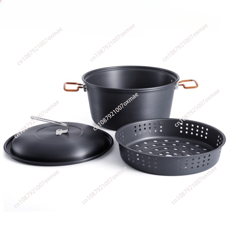 Outdoor set pot camping koken  - Steamer Bamboo Set recensie en prijs