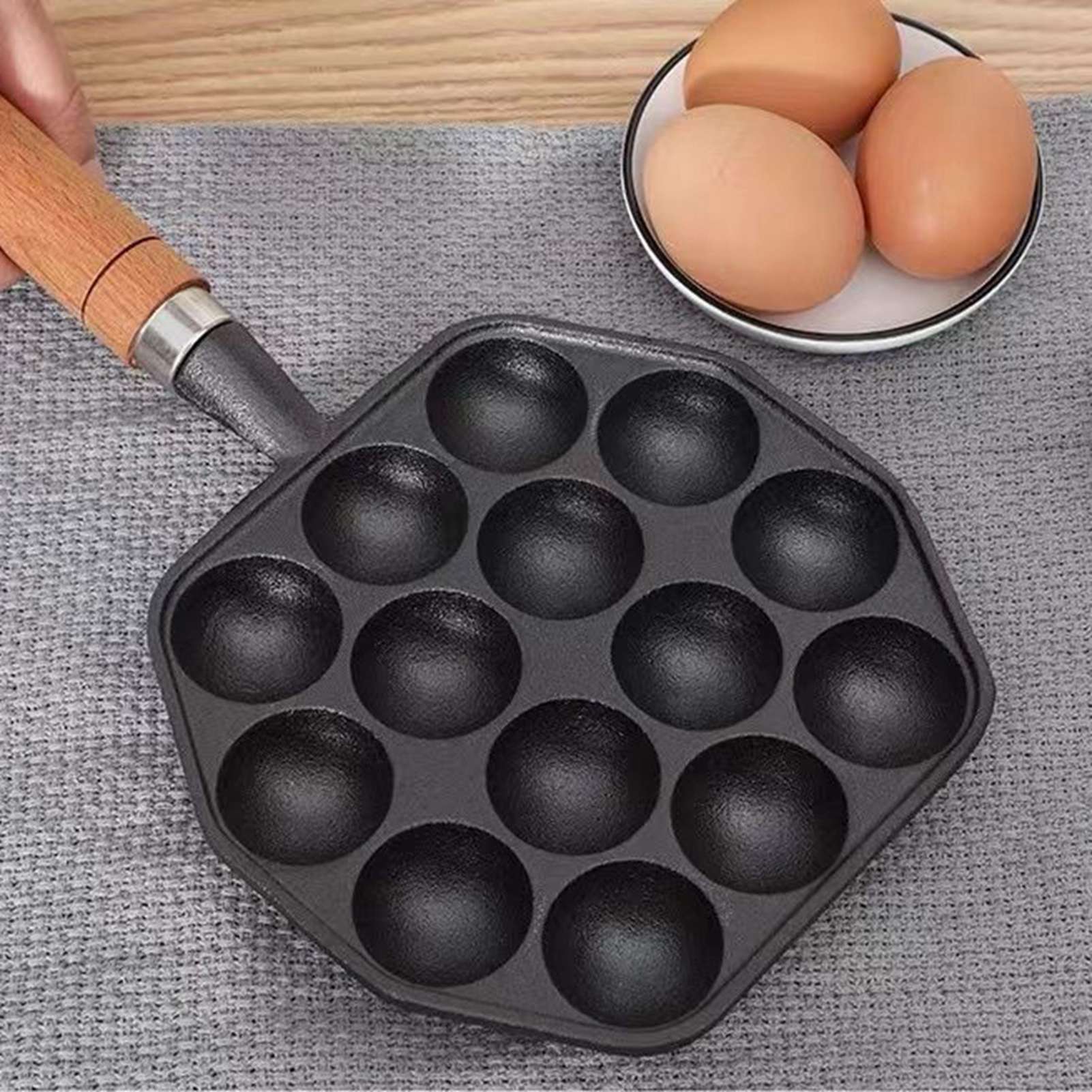 Takoyaki Grillpan Gemakkelijk  - Takoyaki Pan Cast recensie en prijs