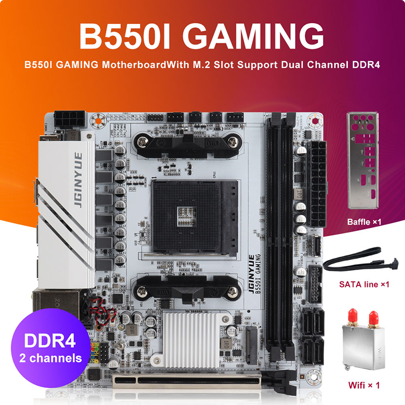JINGYUE B550I GAMING Moederbor - Home Cooking Videos recensie en prijs