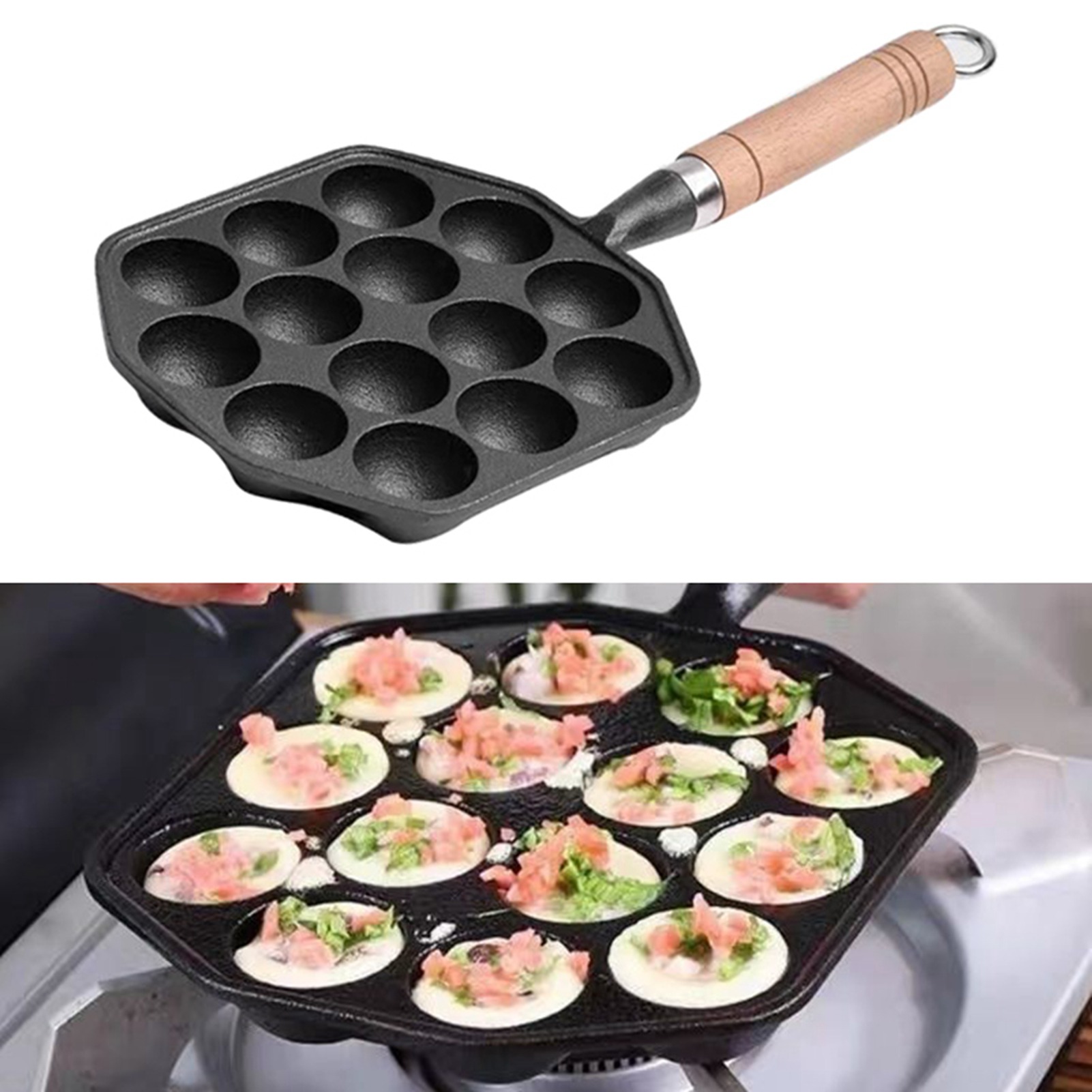 Octopus Vleesbal Mold Maker Ge - Takoyaki Pan Cast recensie en prijs